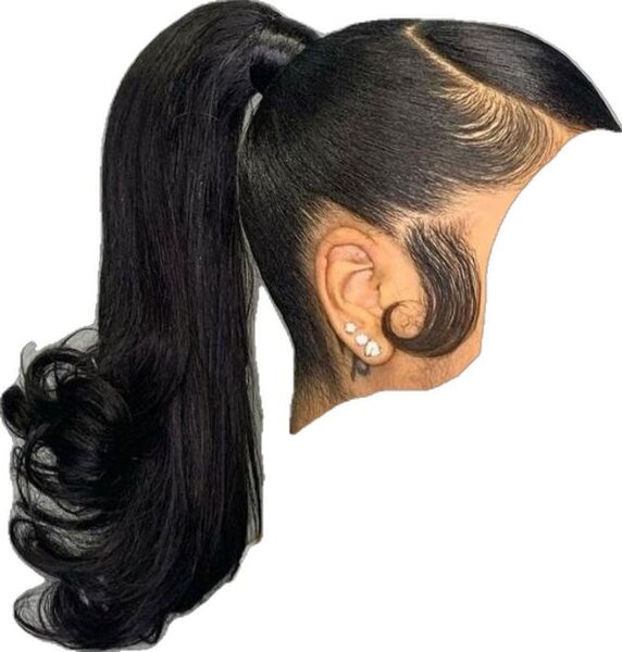 Extension queue synthétique élégante