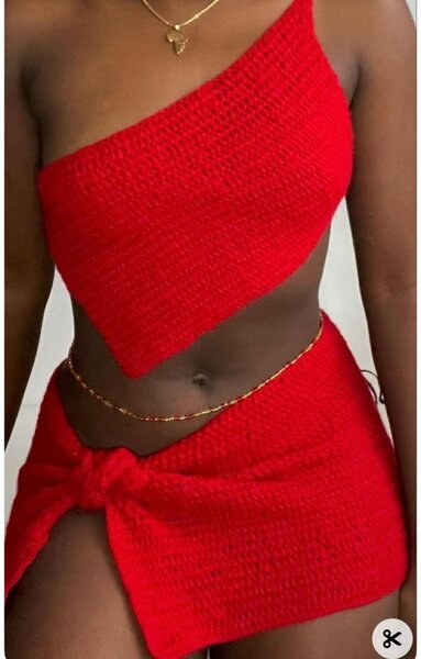 Ensemble Crochet Rouge