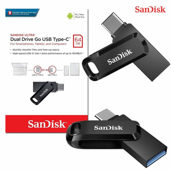 SanDisk Clé USB Type-C 64Go