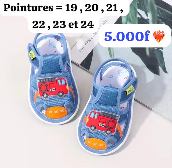 Sandales Enfants Camion