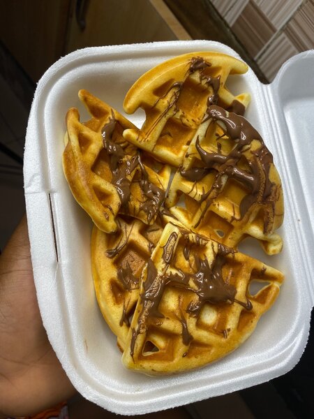 Gaufre au nutella