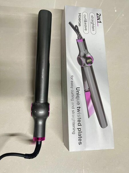 Fer à Boucler 2-en-1 Rapide