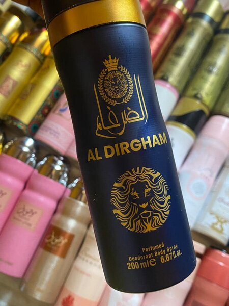 Perfumed deodorant spray Arabic