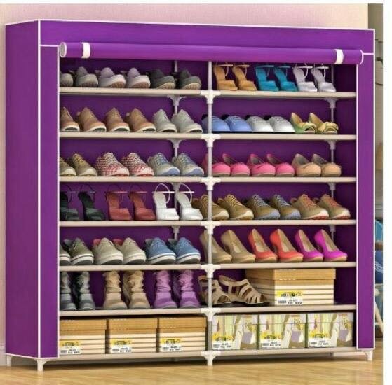 Material Shoe Rack 2 in 1