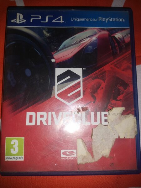 Cd de ps4 DriveClub