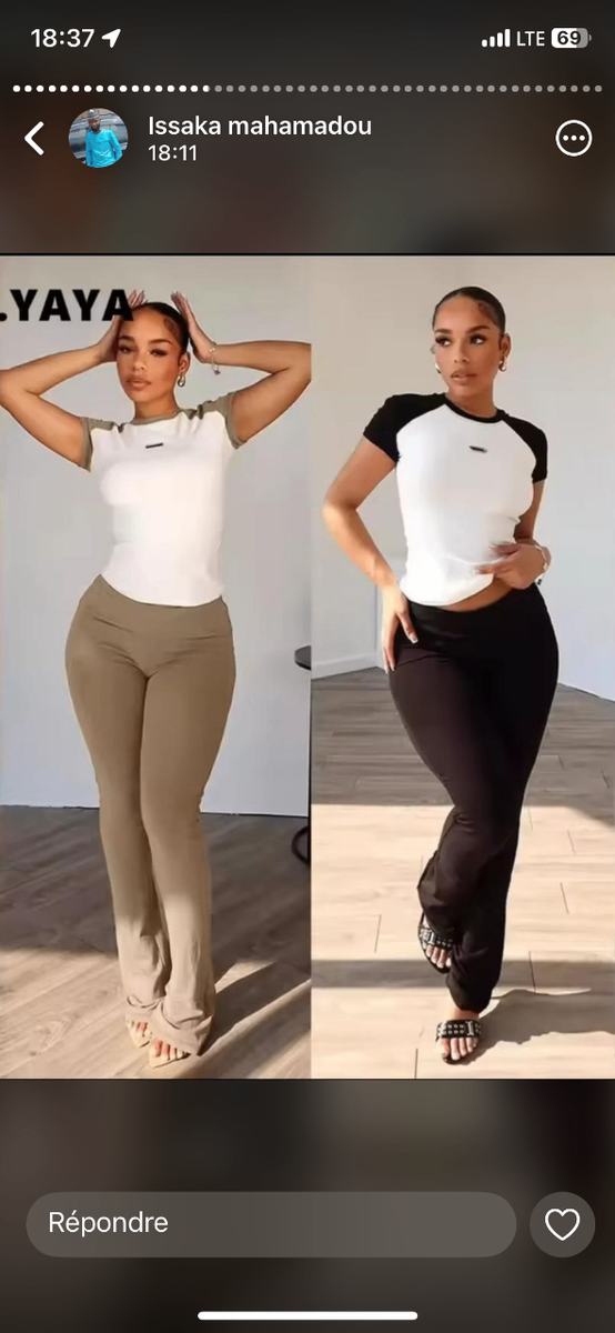 Tenue de sport élégante