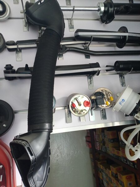 Fuel pump, electric water pump, expansion tank, air pipe m27