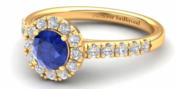 Yellow engagement rings