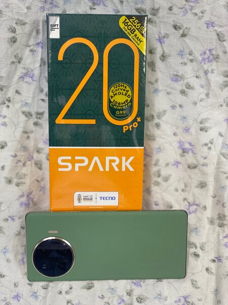 TECNO SPARK 20 PRO PLUS,256 ROM+8 RAM,FRESH IN BOX