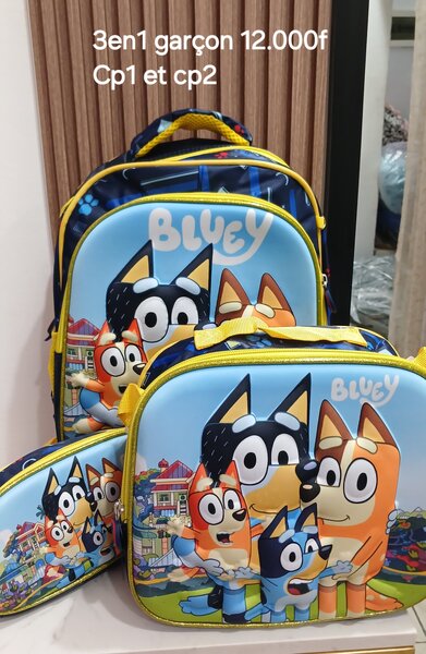 Ensemble scolaire Bluey 3 pièces