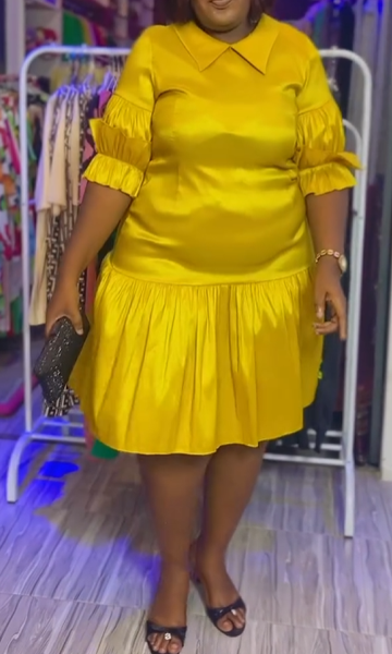 Dress yellow