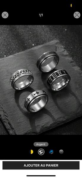 Bagues en acier inoxydable