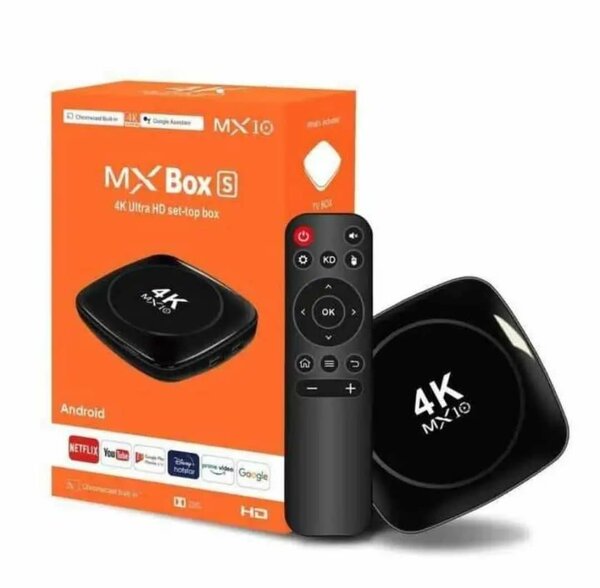 MX10 Box S 4K Android TV