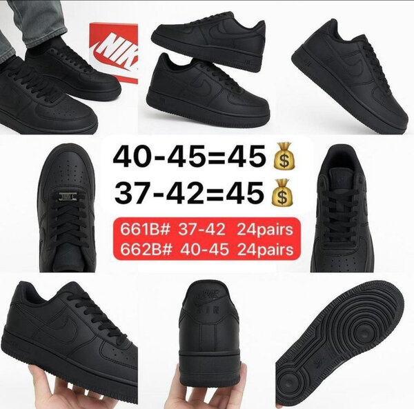 Baskets noires classiques