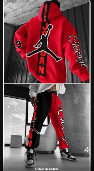 Ensemble Hoodie et Jogging Jordan