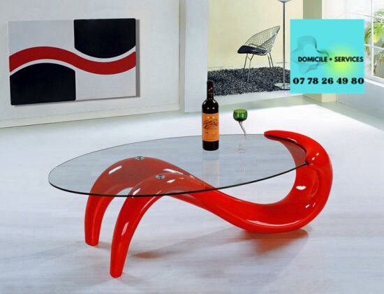 TABLE VITRÉE IMPORTÉE