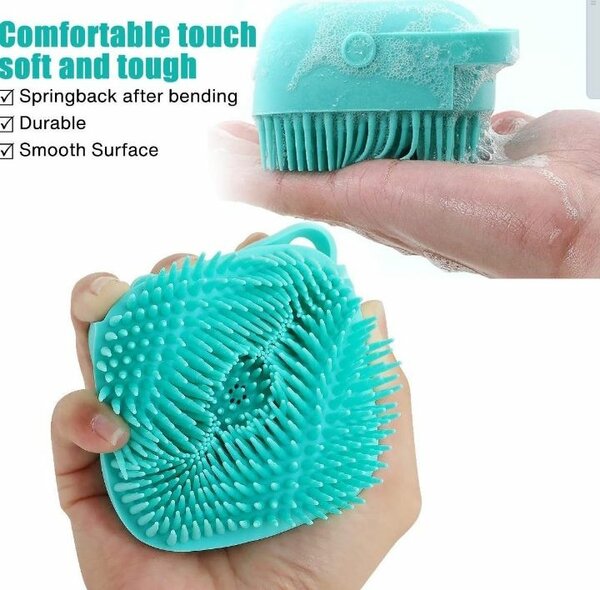 Silicone Soft Bath brush.