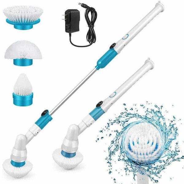 Electric Spin Scrubber Cordless Rechargeable Bathroom Scrubb