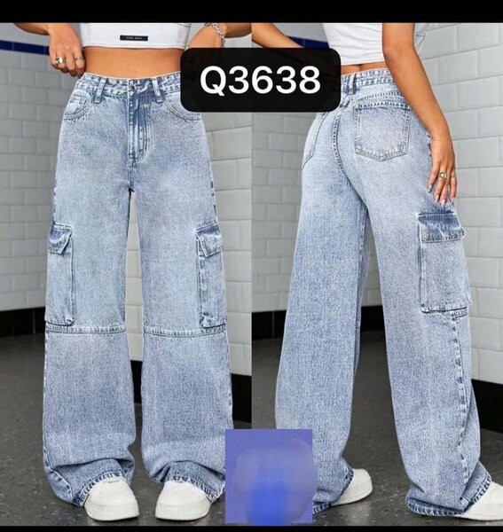 Jeans cargo décontractés femme