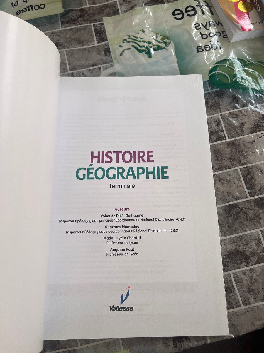 Livre Histoire-Géographie Terminale