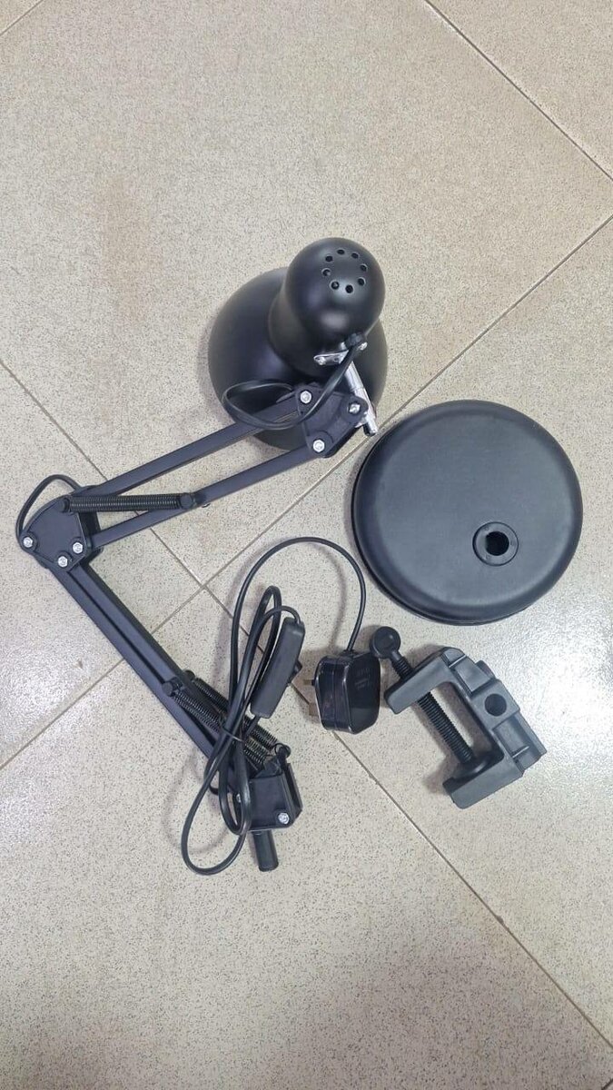 Adjustable Desk Table Study Lamp With Clamp & Stand