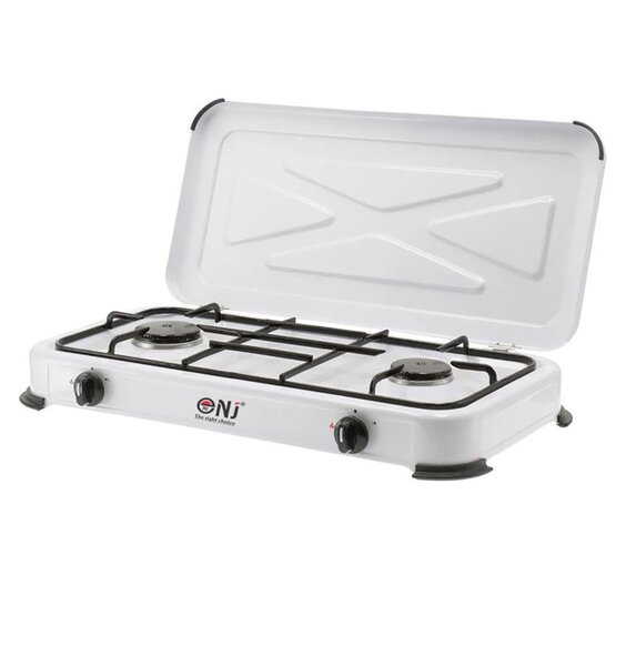 PORTABLE DOUBLE BURNER GAS STOVE WITH LID FOR OUTDOOR SGS-60