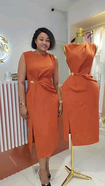 Robe chemise élégante femme