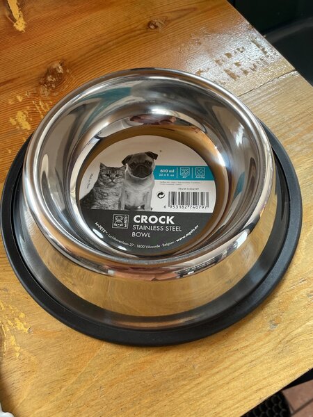 Écuelle en inox taille M