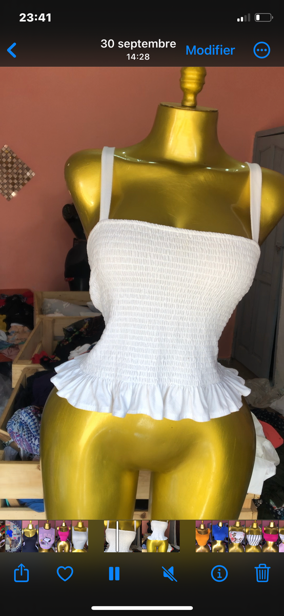 Top sans manches tendance pour femmes