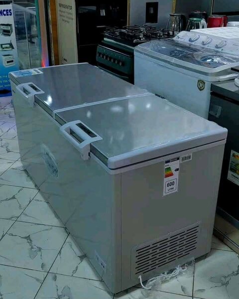 Grand congélateur coffre 600L