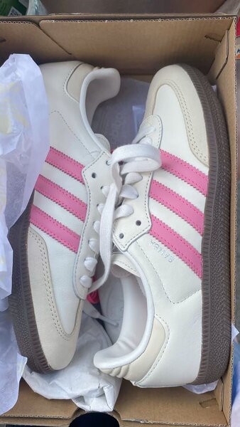 Adidas Samba Blanc et Rose