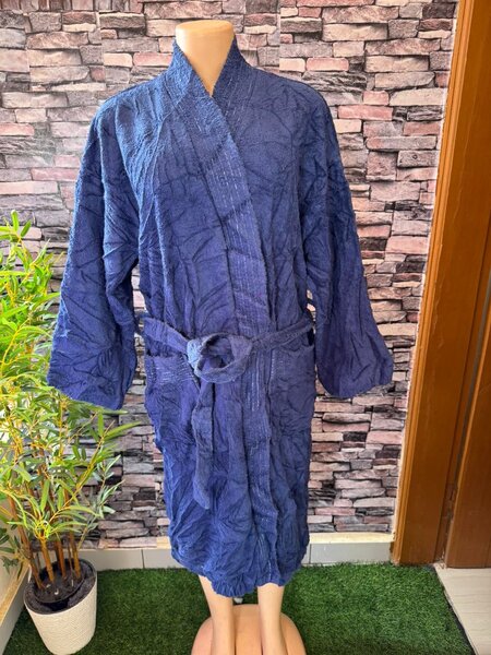 Peignoir doux unisexe en velours