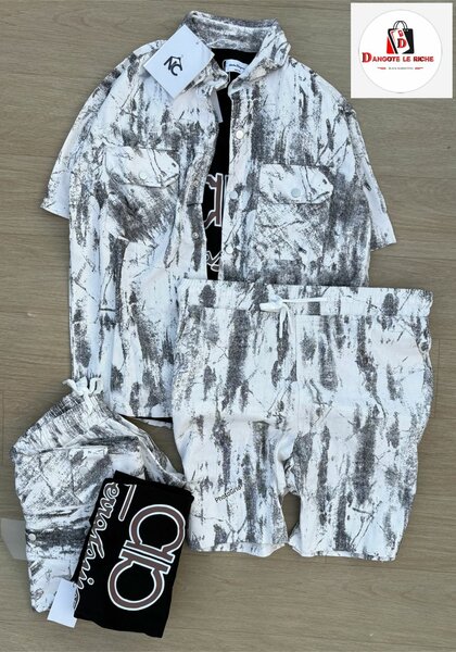 Ensemble à motif abstrait