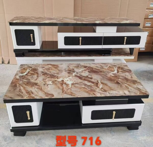 Table basse marbrée moderne