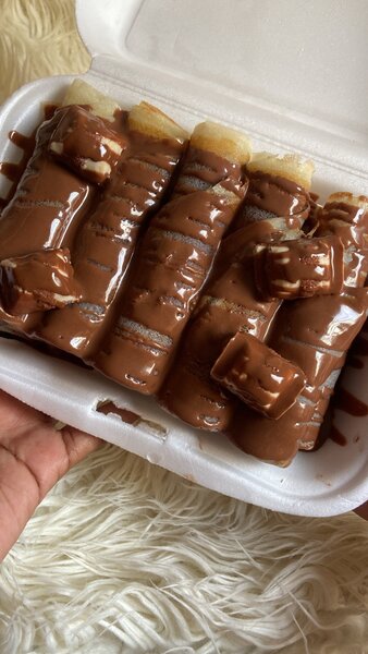 Crêpes au chocolat et kinder