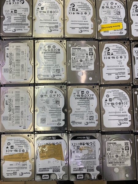 500Gb laptop Harddrives