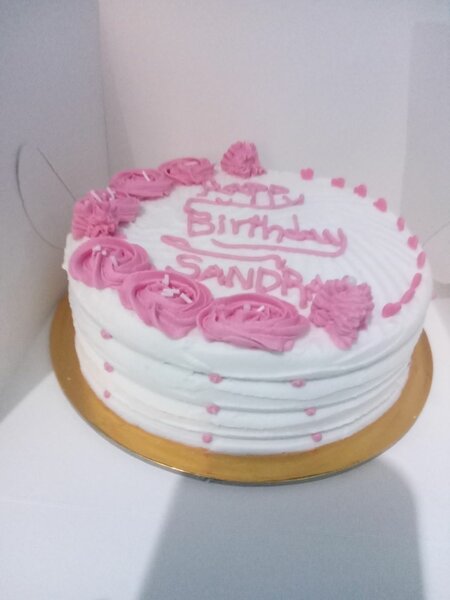 Very moist well decorated cake