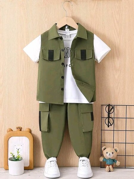 Ensemble militaire enfant