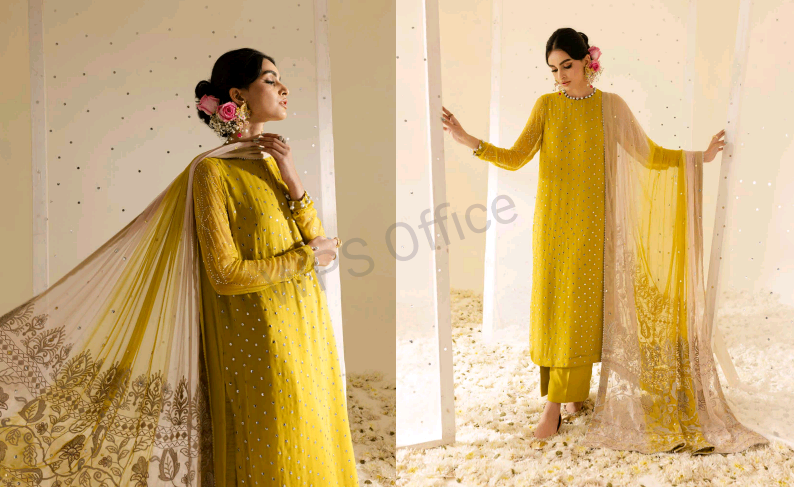 Unstitch chiffon collection Mukesh Kari