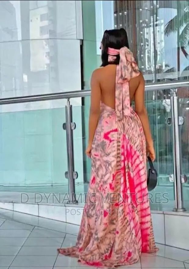 Robe longue tie-dye élégante