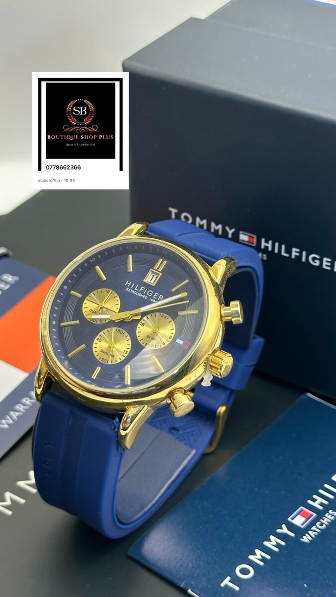 Montre de luxe tommy Hilfiger