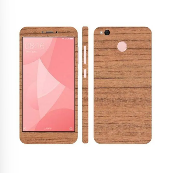 Xiaomi Redmi 4X Rose Wooden Texture Mobile Skin