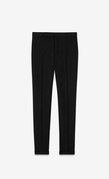 Tissu pantalon noir L 38-52