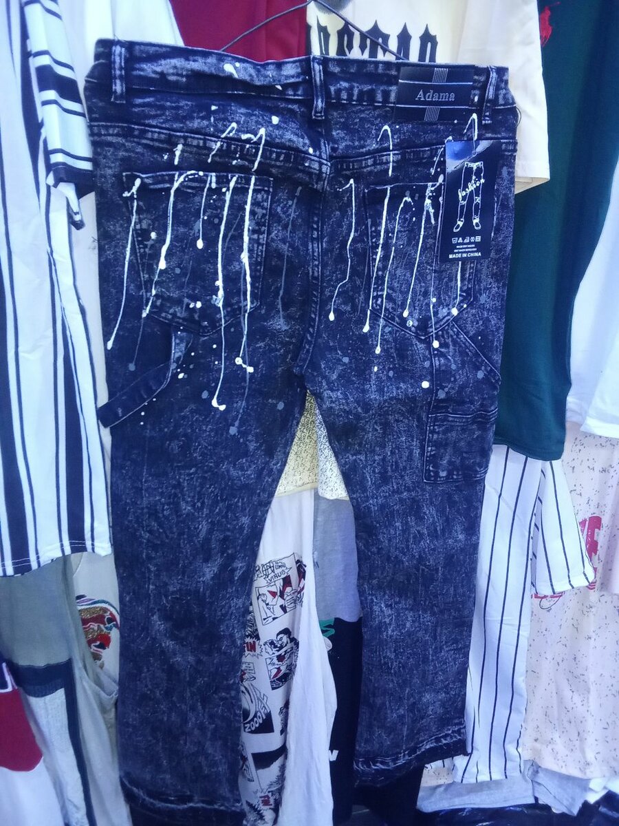 Jeans délavés élégants grosBas