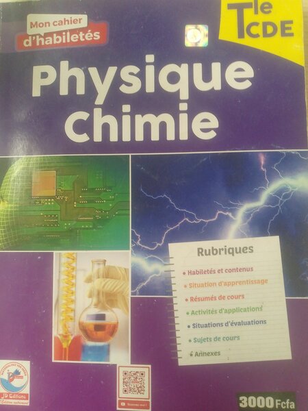 Livre Physique Chimie Tle CDE