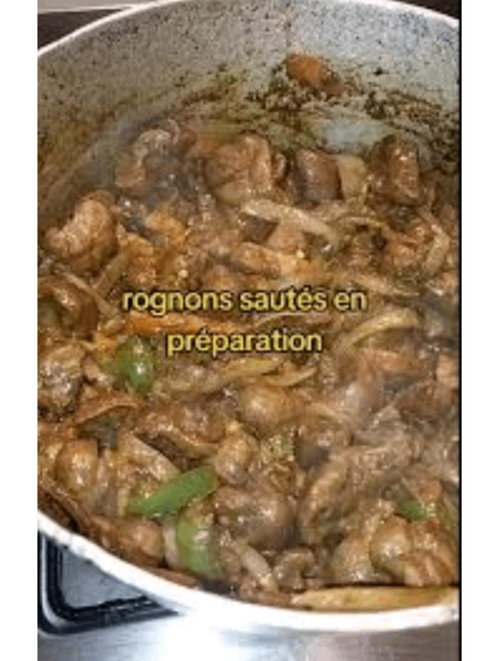 Rognon sauté fritte ou attieke