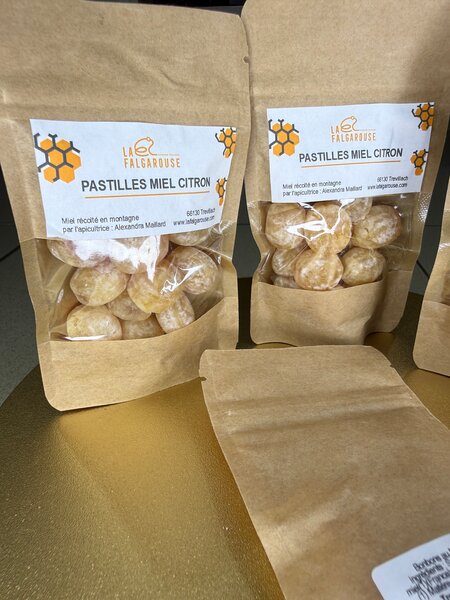 Pastilles Miel Citron Naturelles