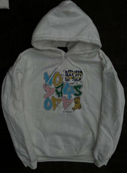 Pull à Capuche Imprimé Unisexe