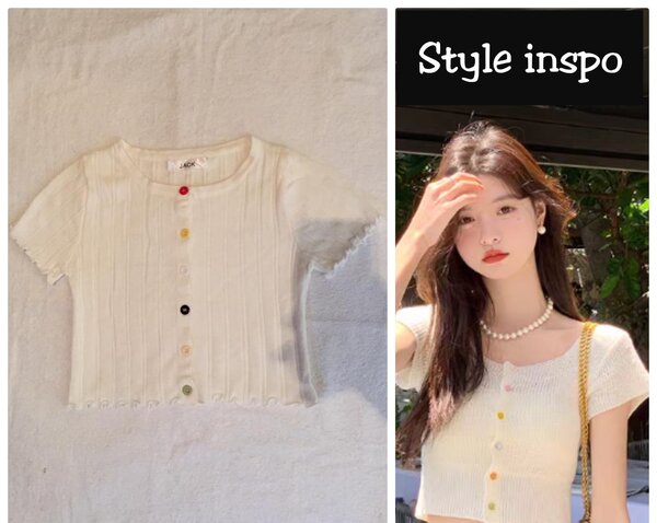 Salaula crop tops and tops