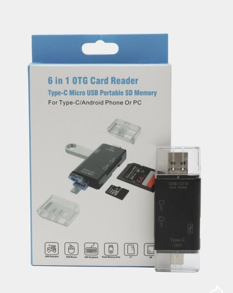 Lecteur de carte 6 en 1 USB-C